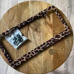 Leopard Print License Plate Frame